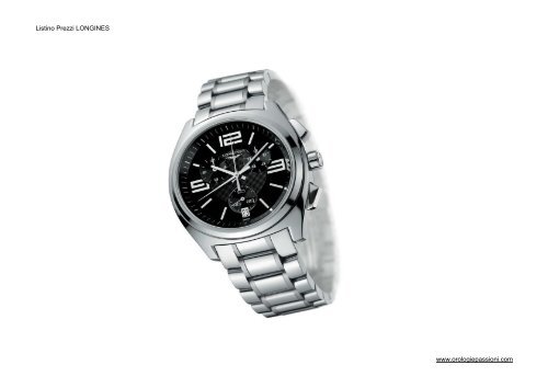 Listino Prezzi LONGINES www.orologiepassioni.com