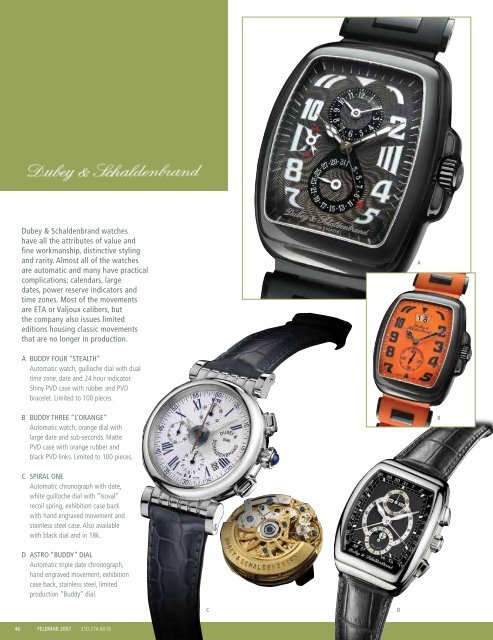 Download this catalog as a PDF. - Feldmar Watch Company