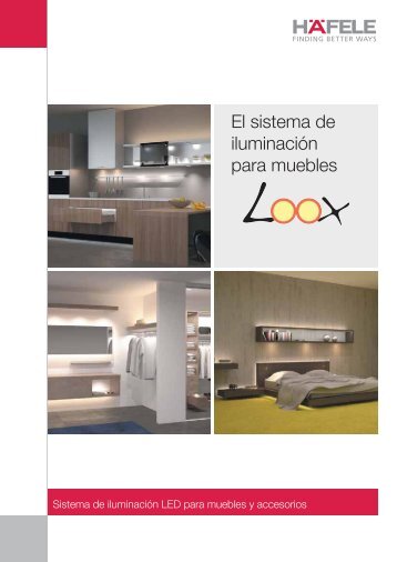 El sistema de iluminación para muebles - Häfele de México
