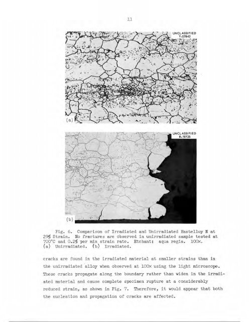 Effect of Elevated Temperature Irradiation on the Strength and ...