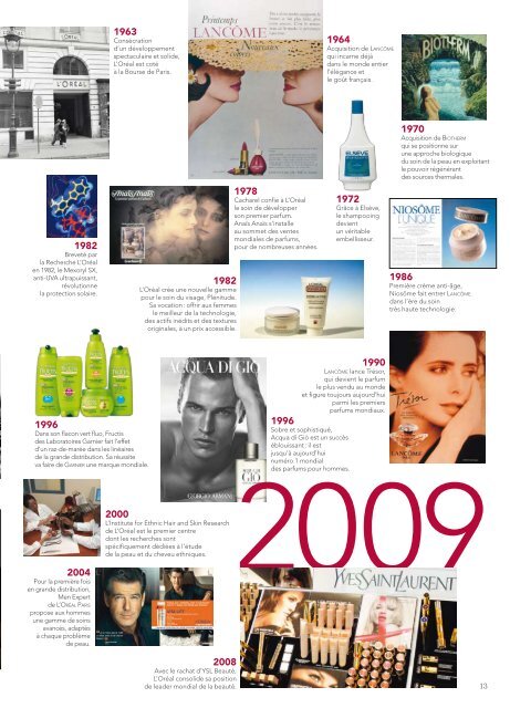 Rapport Annuel 2008 - Développement Durable - L'Oréal