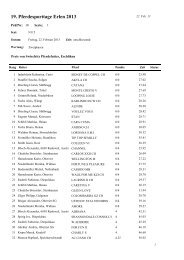 Rangliste (PDF) - Pferdesporttage Erlen