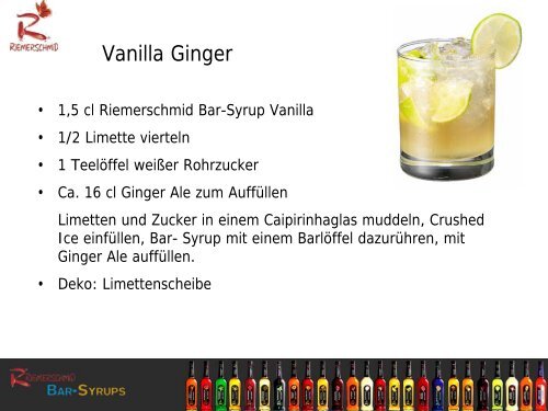 Rezepte für Alkoholfreie Cocktails mit Riemerschmid Bar-Syrups