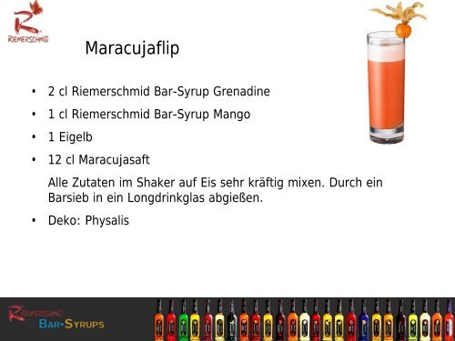 Rezepte für Alkoholfreie Cocktails mit Riemerschmid Bar-Syrups