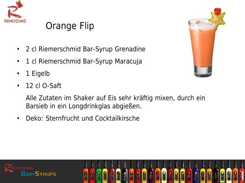 Rezepte für Alkoholfreie Cocktails mit Riemerschmid Bar-Syrups