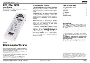 Handbuch FF6E