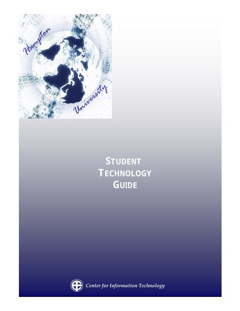Student Technology Guide - Hampton University : Center for ...