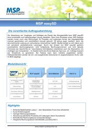 MSP_easySD - MSP Medien Systempartner