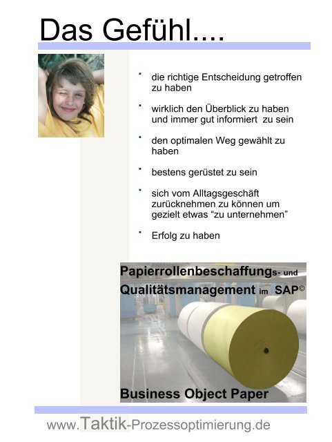 Teil 3 - BusinessObjectPaper - Papierrollenbeschaffungs