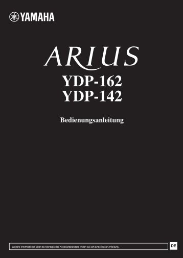 Bedienungsanleitung YDP_162_142.yamaha.pdf - Just Music