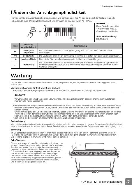 Bedienungsanleitung YDP_162_142.yamaha.pdf - Just Music