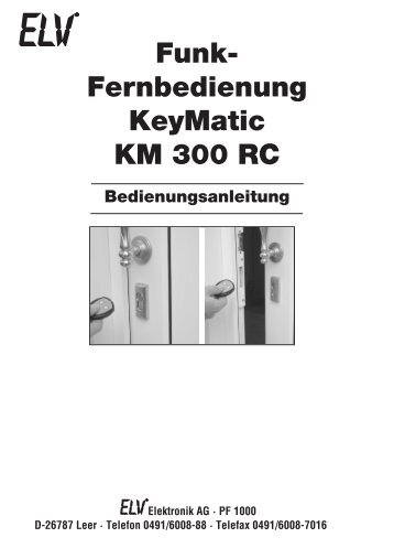 Funk- Fernbedienung KeyMatic KM 300 RC - ELV