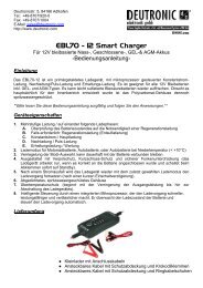 EBL70 - 12 Smart Charger