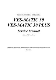 MANUALE DI PROGRAMMAZIONE - DIESSE Diagnostica Senese