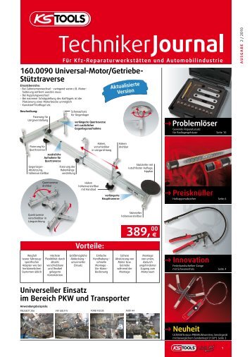 160.0090 Universal-Motor/Getriebe- Stütztraverse Universeller ...