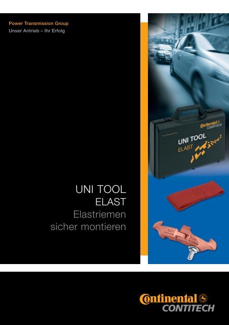 Leaflet UNI-TOOL ELAST [de, PDF, 124kB] - ContiTech AG