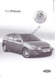 Preisliste Ford Focus, 7/2002 - mobilverzeichnis.de