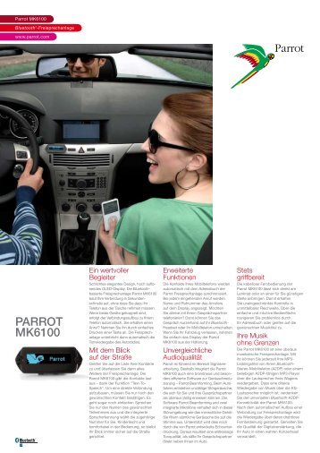 PARROT MK6100 - Parrot Partner Center