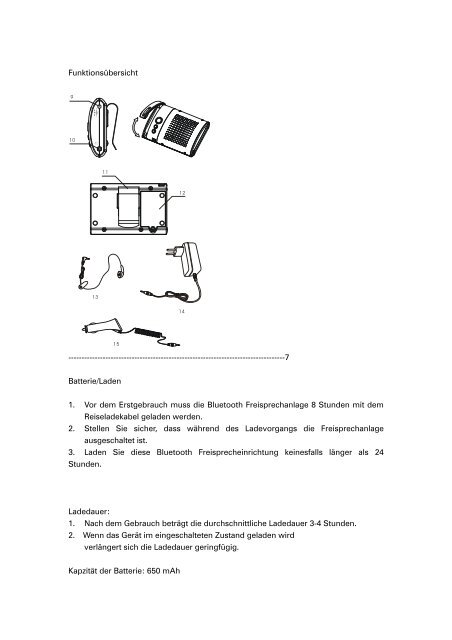 MLINE ANYWHERE BLUETOOTH FREISPRECHEINRICHTUNG ...