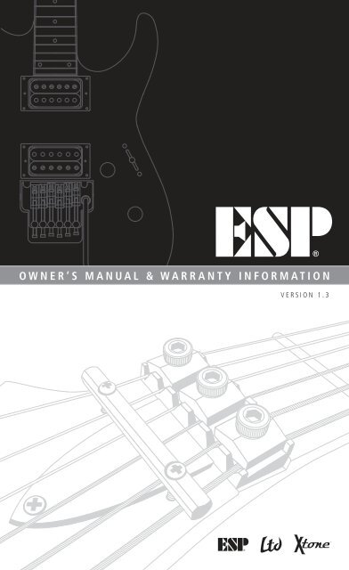 Esp guitar warranty deals