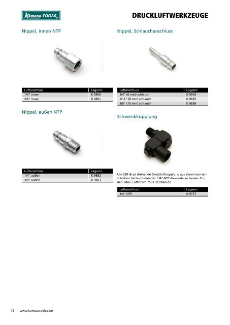 PDF-Katalog 2012 - kamasa-tools