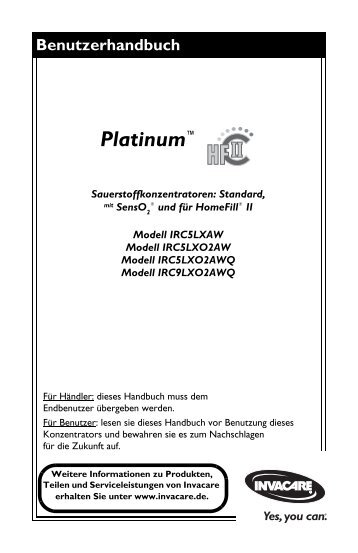 Invacare Platinum S (PDF, 994 kB)