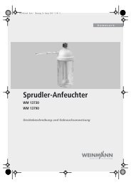 Weinmann Sprudler-Anfeuchter - Medigroba GmbH