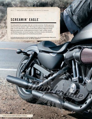 SCREAMIN' EAGLE® - Thunderbike Harley-Davidson Shop