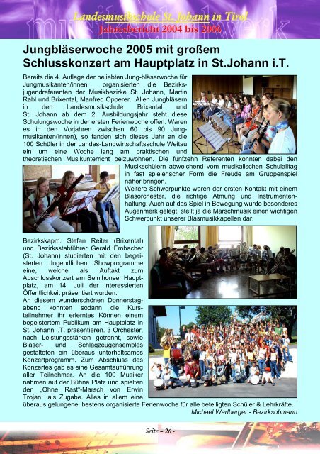 Jahresbericht Teil 4 - Tiroler Musikschulwerk