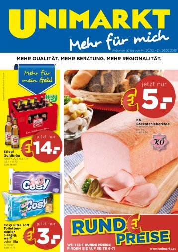 25% billiger - Unimarkt