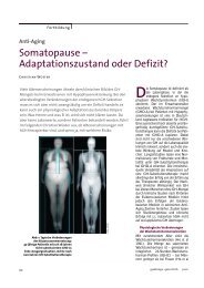 Somatopause â Adaptationszustand oder Defizit?