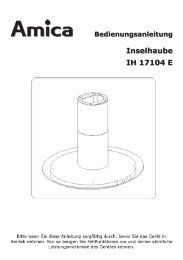 Inselhaube IH 17104 E Inselhaube IH 17104 E - Amica International ...