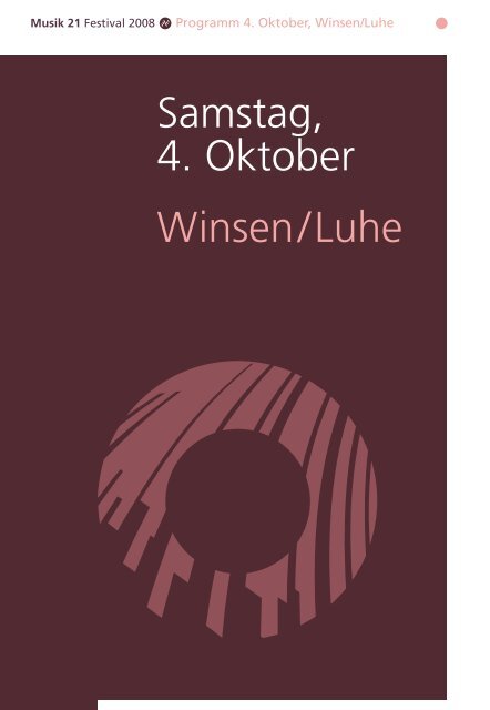 musik 21 Fetsival Programm 2008 LY14 - Musik 21 Niedersachsen ...