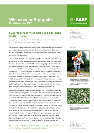 Wissenschaft populär - BASF.com