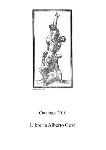 Catalogo 2010.pdf - Libreria Antiquaria Alberto Govi