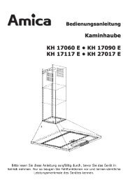 Bedienungsanleitung KH 17060 E