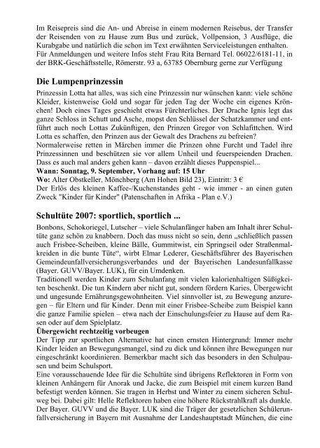 Amtsblatt Klingenberg a.Main - Klingenberg am Main