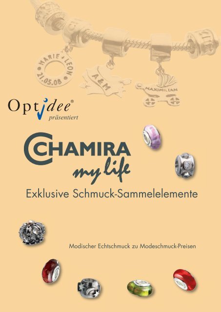 Exklusive Schmuck-Sammelelemente