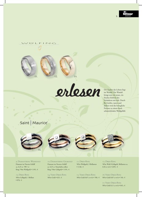 Katalog - Juwelier Dittmer