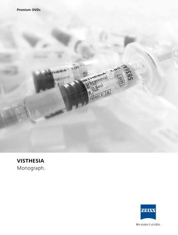 VISTHESIA Monograph. - Carl Zeiss Meditec AG