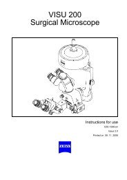 VISU 200 Surgical Microscope - Carl Zeiss Meditec AG