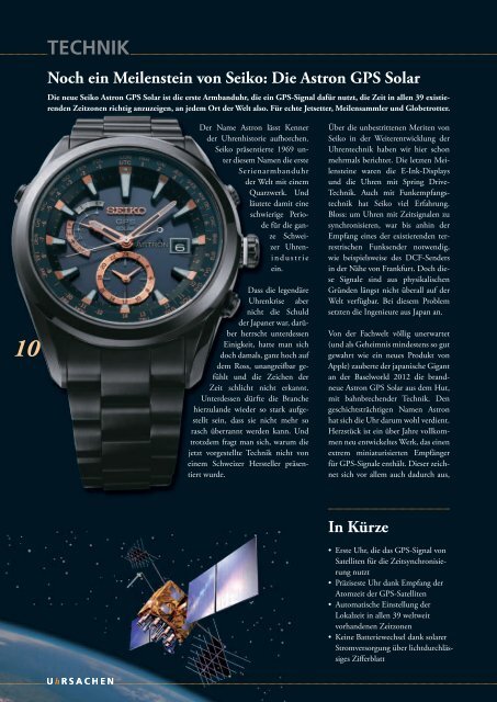 Ausgabe 9 herunterladen - Uhrsachen