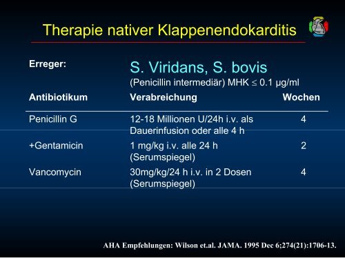 4. Vortrag Endokarditis - Dr. med. C. Naber (ca