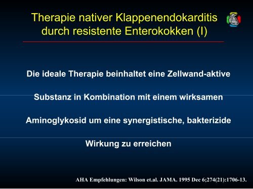 4. Vortrag Endokarditis - Dr. med. C. Naber (ca