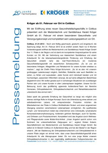 PDF zum Download - Medizintechnik & Sanitätshaus Harald Kröger ...