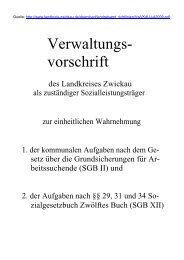 Verwaltungs- vorschrift - arbeits-los.de