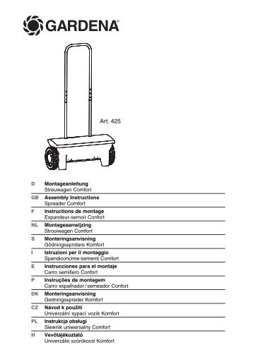 OM, Gardena, Streuwagen Comfort, Art 00425-20, 2005-11