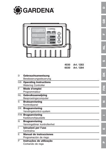 GARDENA Bewässerungssteuerung 4030 / 6030