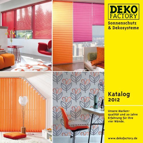 Katalog 2012 Dekofactory