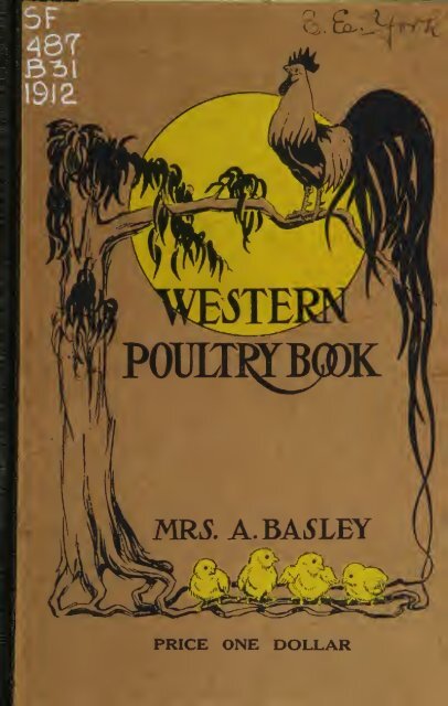 Western poultry book - Index of